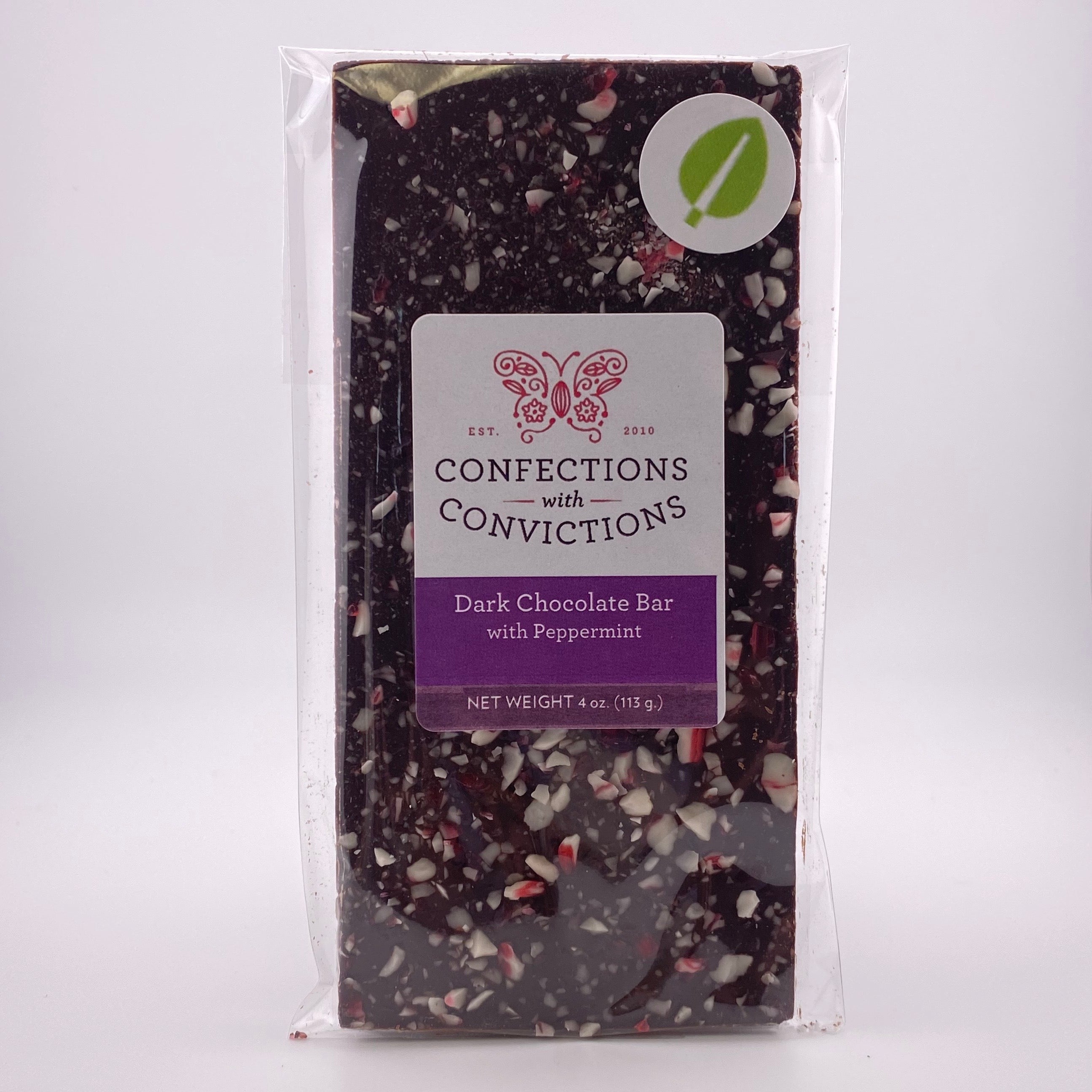 Dark Chocolate Bar Peppermint