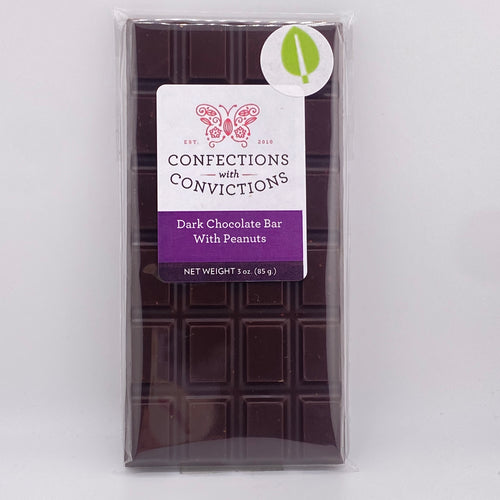 Dark Chocolate Bar with Peanuts