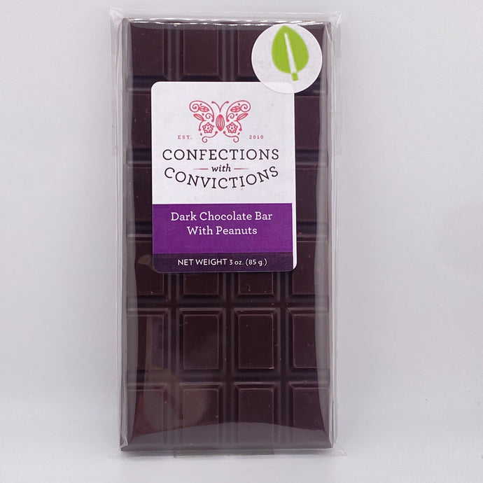 Dark Chocolate Bar with Peanuts