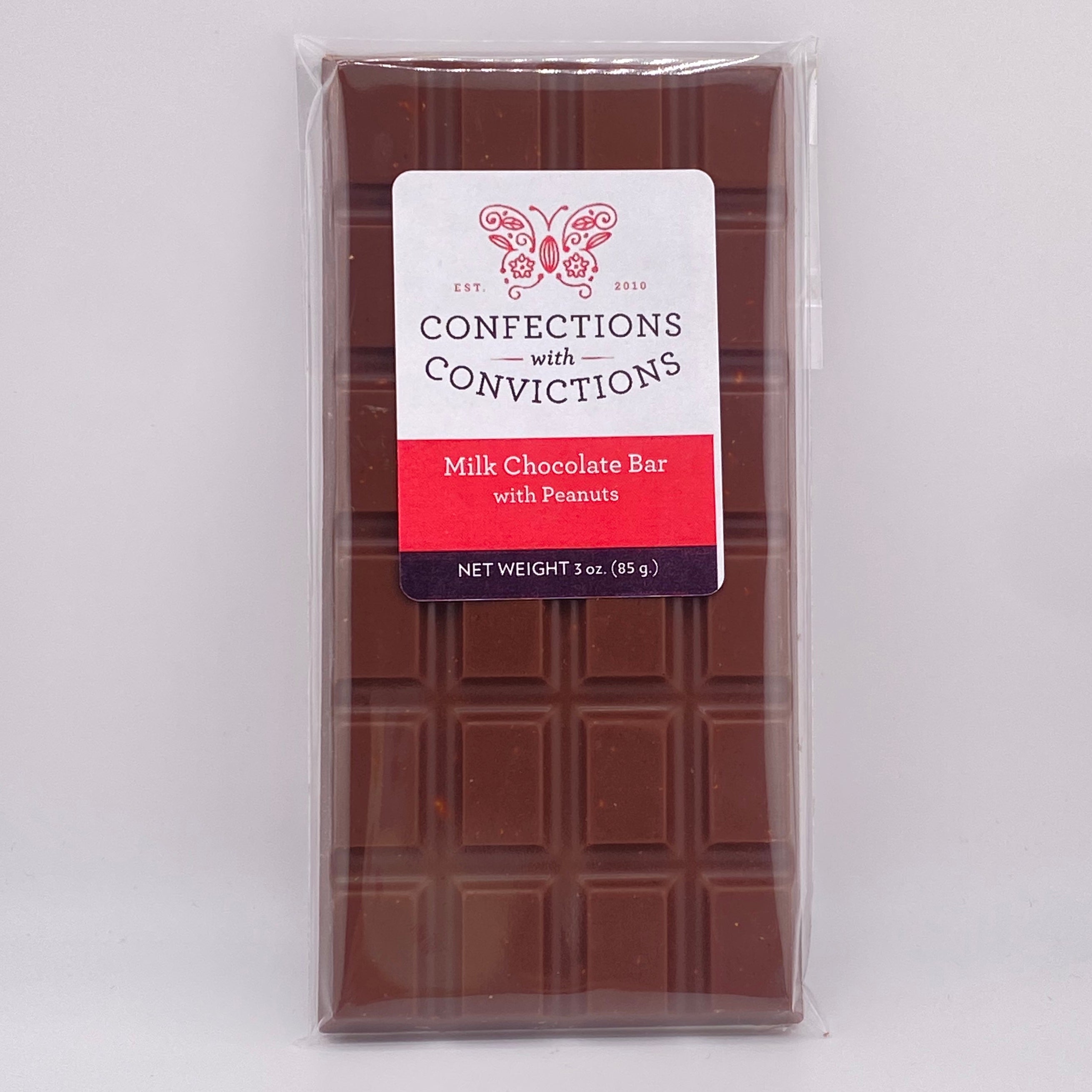 Milk Chocolate Bar with Peanuts