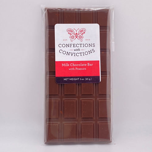 Milk Chocolate Bar with Peanuts