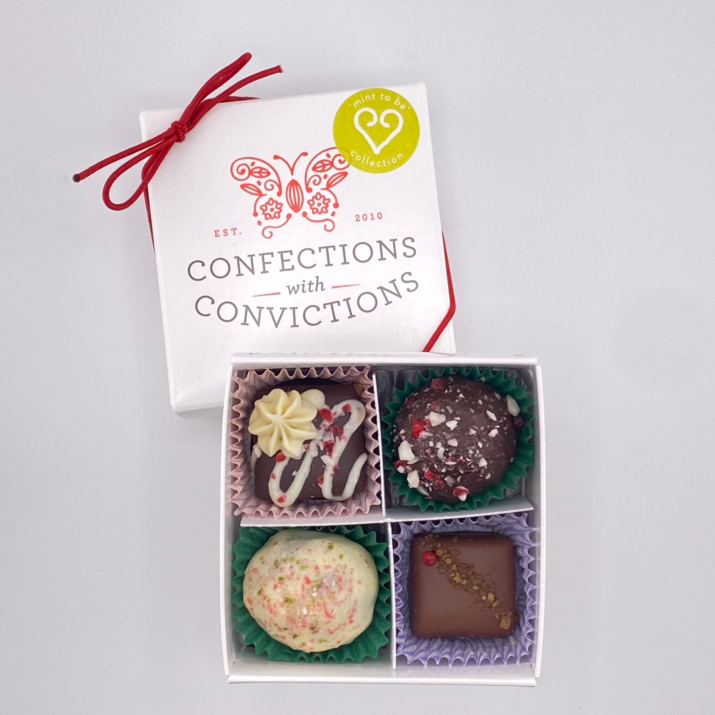 Mint to Be' Assorted Chocolates – Confections with Convictions