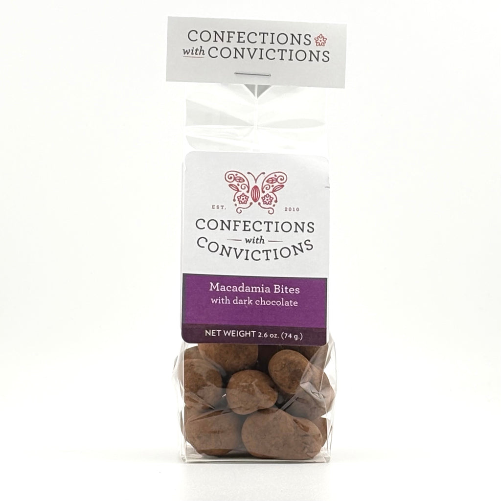 Macadamia Bites with Dark Chocolate