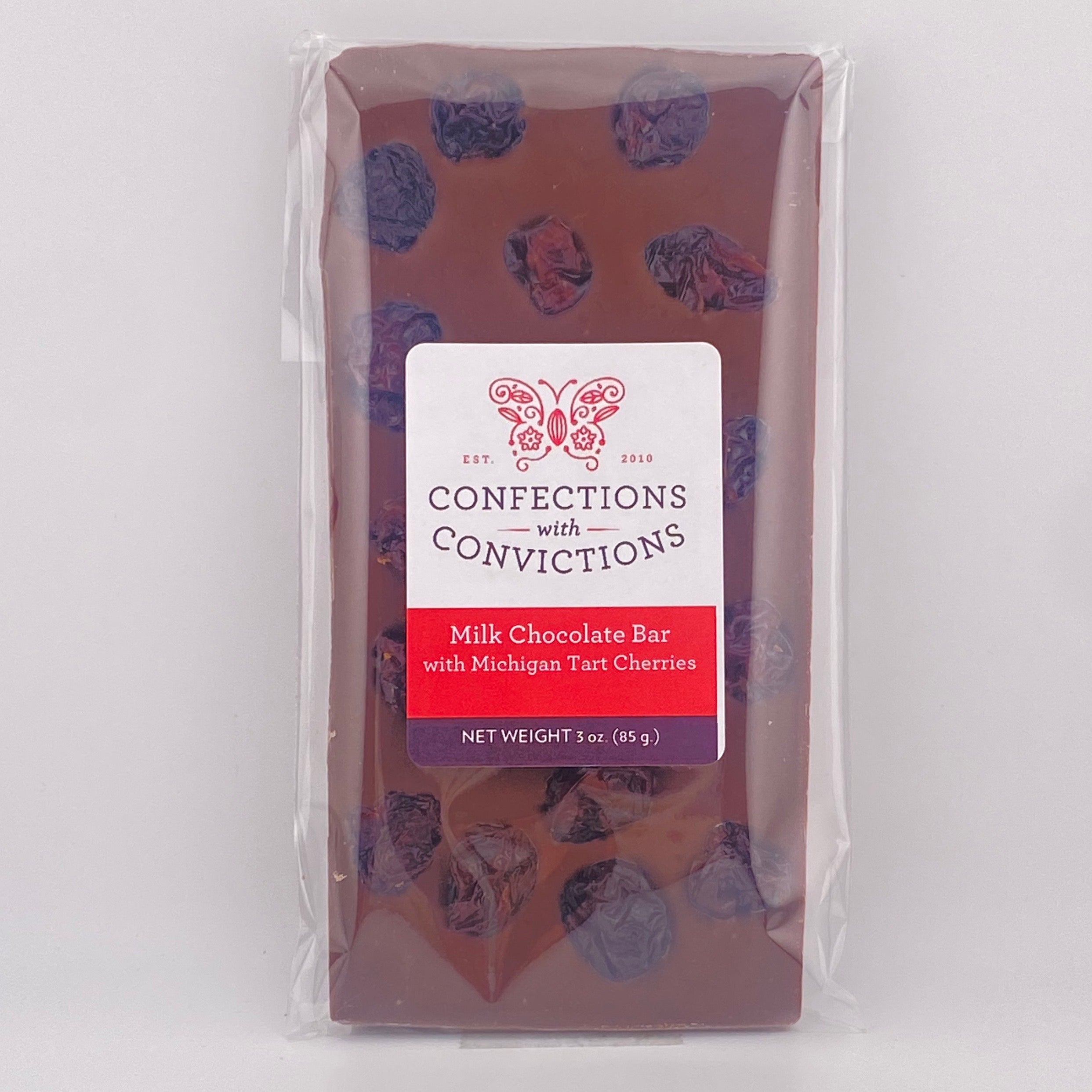 Milk Chocolate Bar Cherry