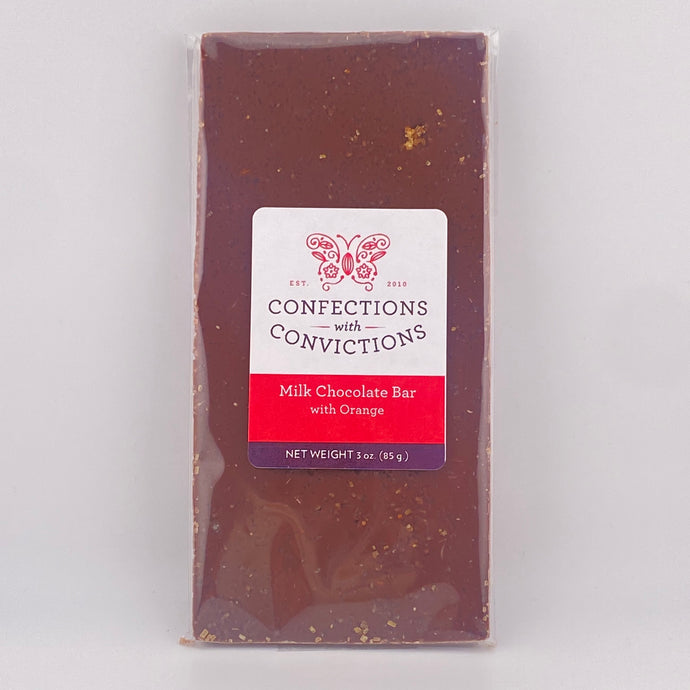 Milk Chocolate Bar Orange 