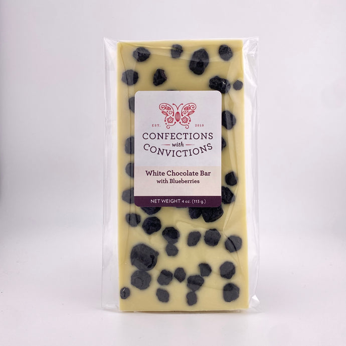 White Chocolate Bar Blueberry