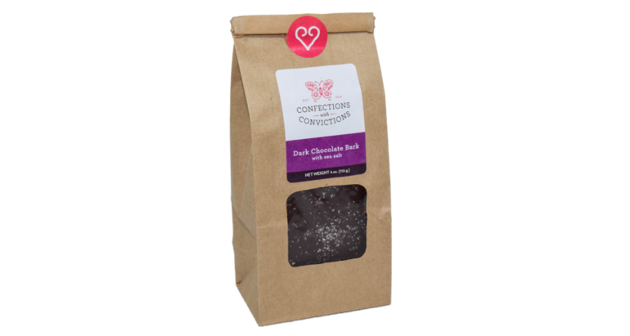 Dark Chocolate Bark with Sea Salt (4 oz.)