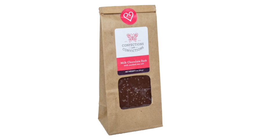 Milk Chocolate Bark with Smoked Sea Salt (4 oz.)