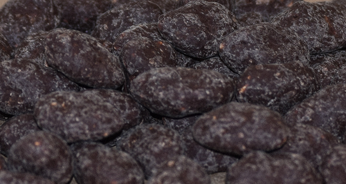 Almond Bites with Dark Chocolate, Cinnamon & Coriander