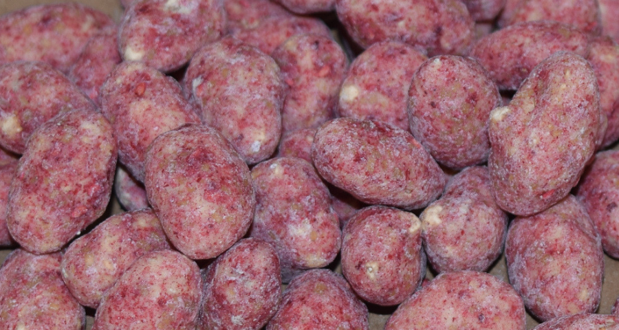 Almond Bites with White Chocolate & Raspberry