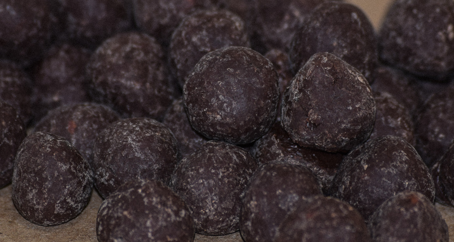 Hazelnut Bites with Dark Chocolate & Sea Salt