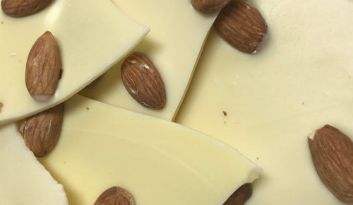 White Chocolate Bark with Almonds (4 oz.)-OL